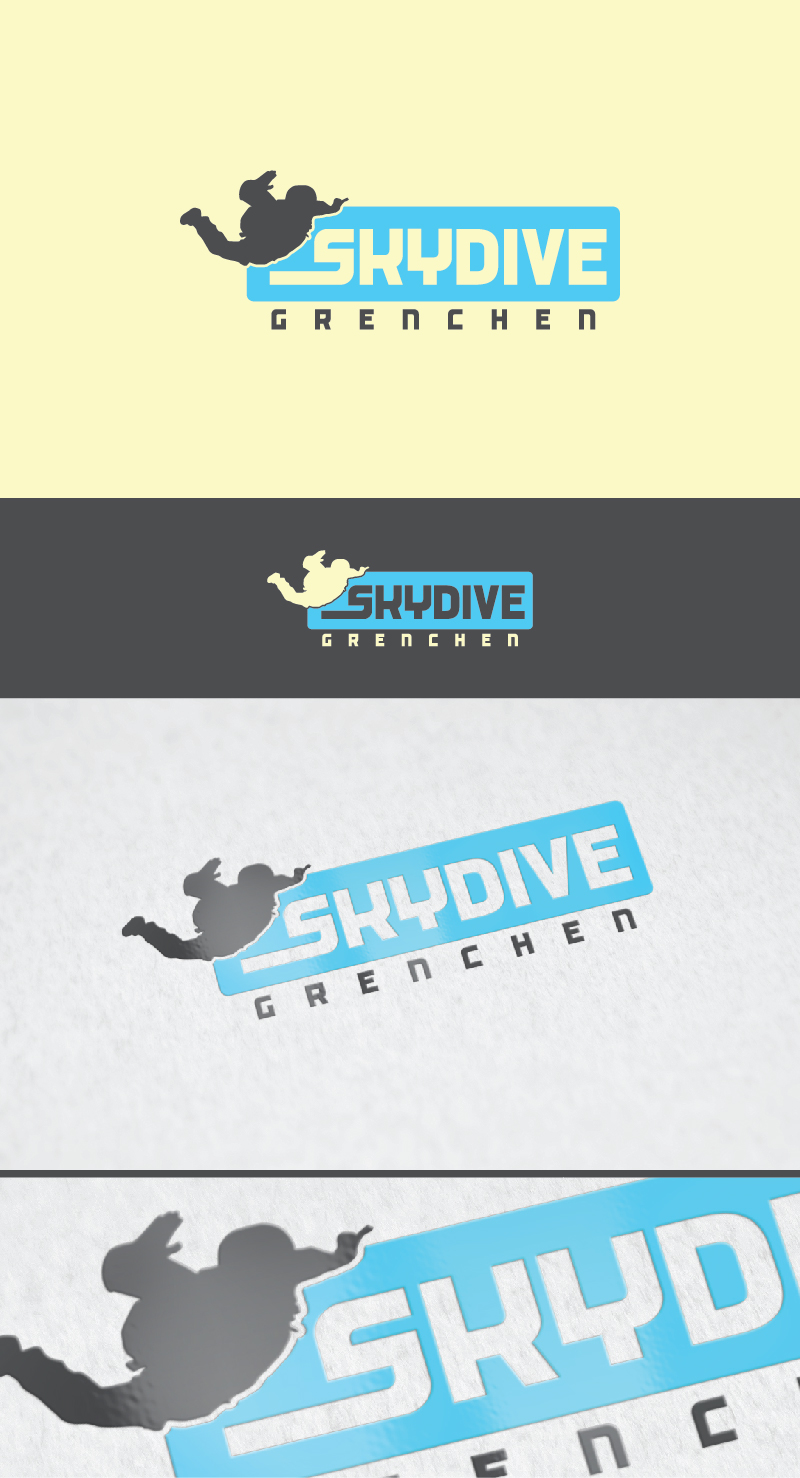 Logo Design by Logo Xtudio for Skydive Grenchen | Design #9814116