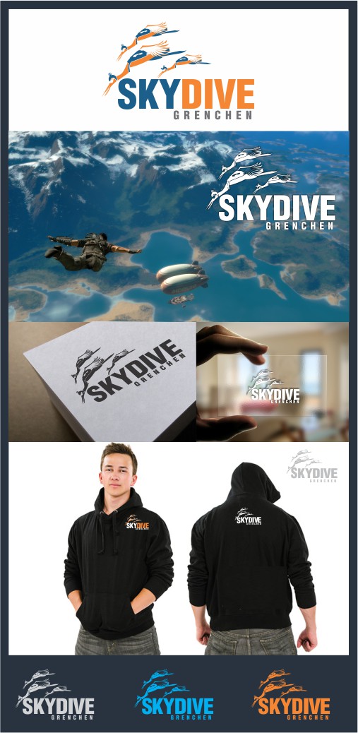 Diseño de Logo por creative.bugs para Skydive Grenchen | Diseño #9923375