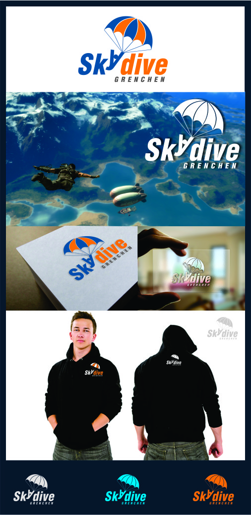 Logo Design by creative.bugs for Skydive Grenchen | Design #9923377