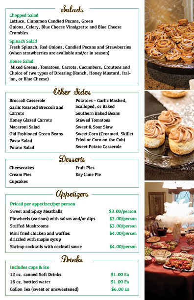 Diseño de Menú por tszalay para Sweet Rosemary Catering | Diseño #9884780