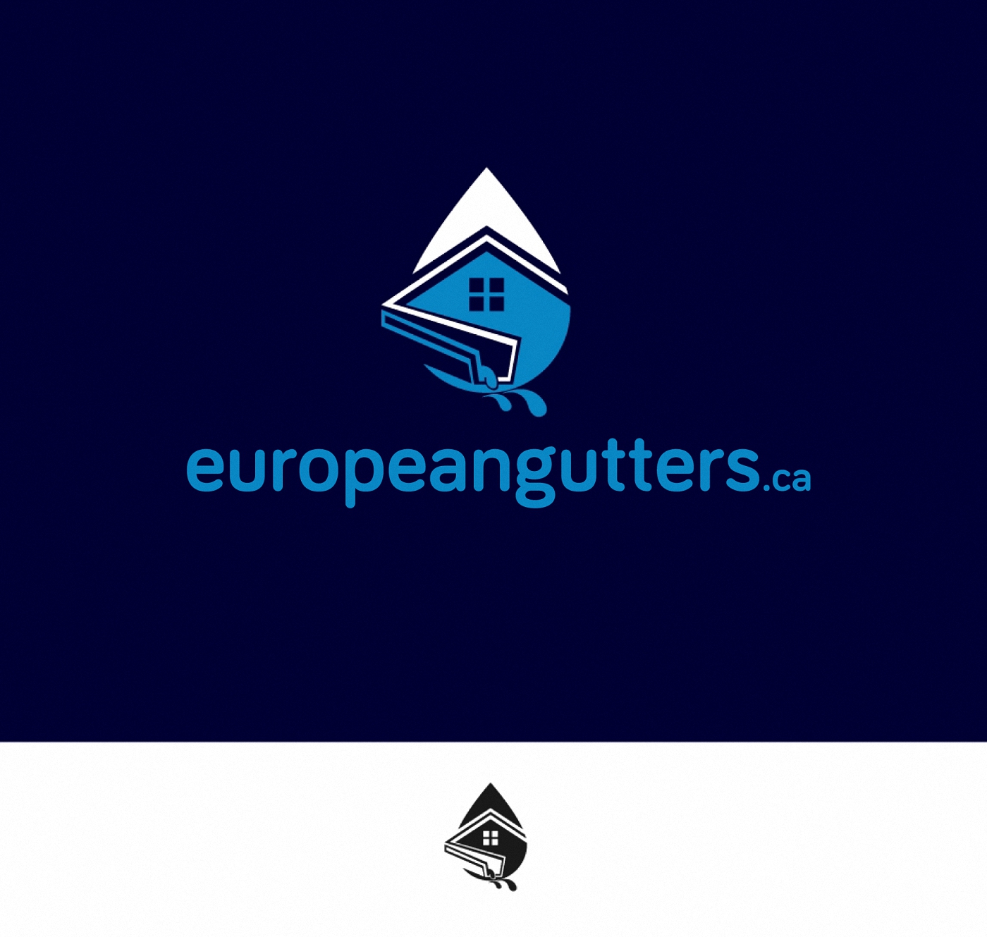 Logo Design by Famouscolors for Precision Gutters LTD. | Design #10113381