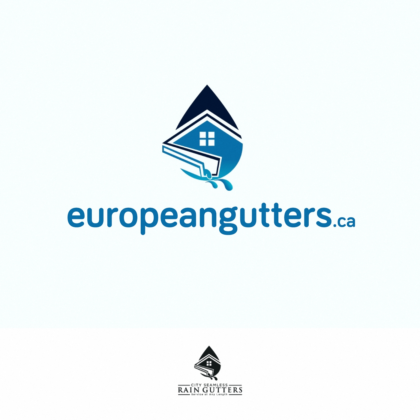 Logo Design by Famouscolors for Precision Gutters LTD. | Design #10113382