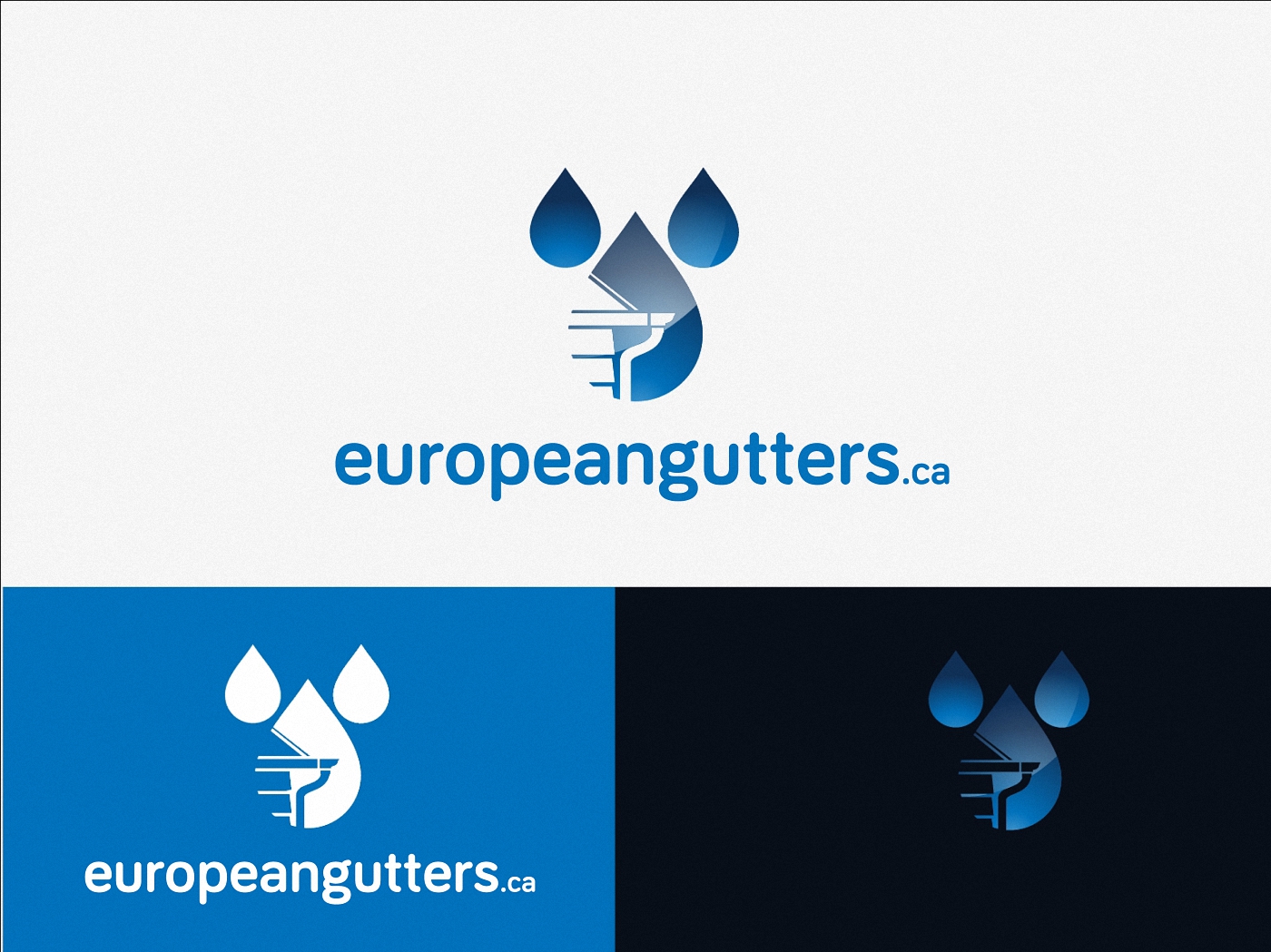 Logo Design by Famouscolors for Precision Gutters LTD. | Design #10113479