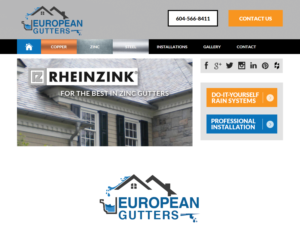 Logo Design by Navneet Singh for Precision Gutters LTD. | Design: #9890939