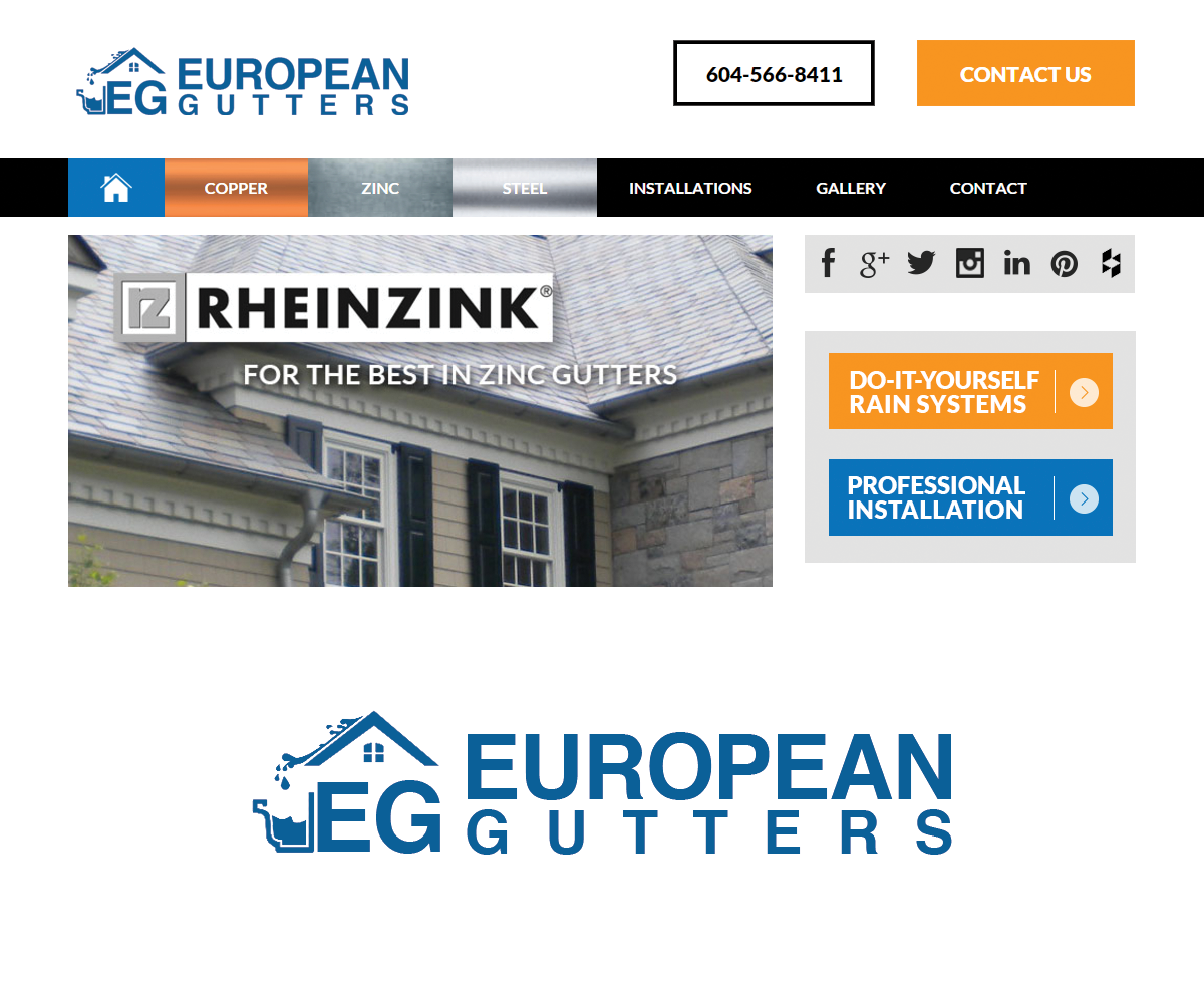 Logo Design by Navneet Singh for Precision Gutters LTD. | Design #9891075