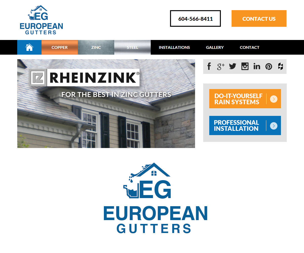 Logo Design by Navneet Singh for Precision Gutters LTD. | Design #9891076