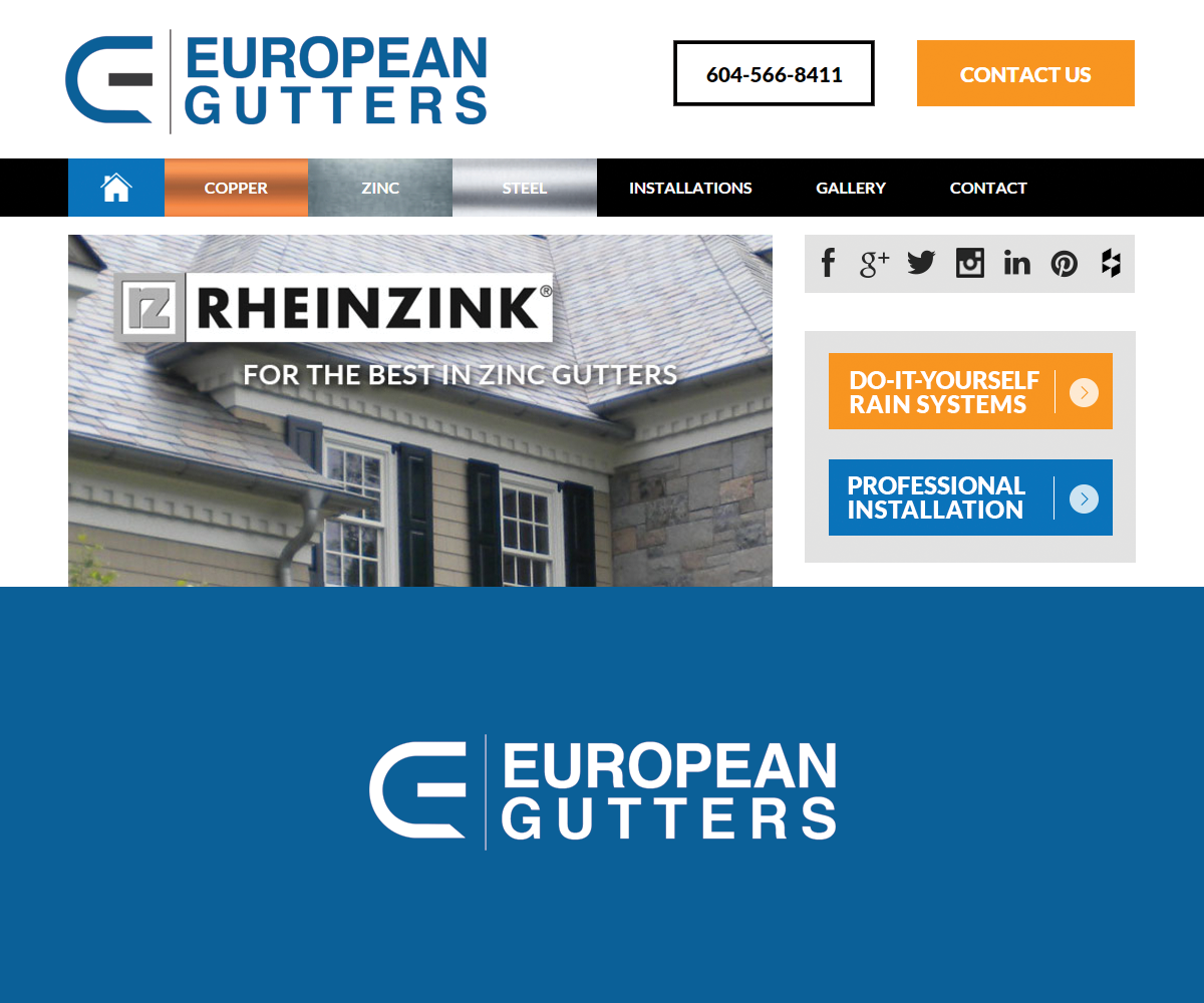 Logo Design by Navneet Singh for Precision Gutters LTD. | Design #9891099