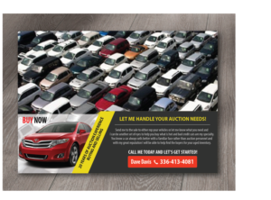 LET ME HANDLE YOUR AUCTION NEEDS! | Design de Carte Postale par alex989