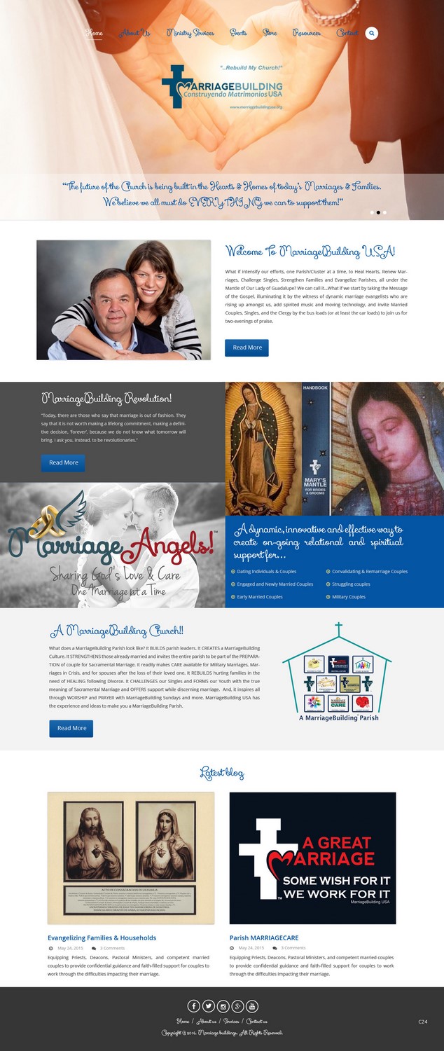 Web Design by pb for MarriageBuilding USA | Design #9798563