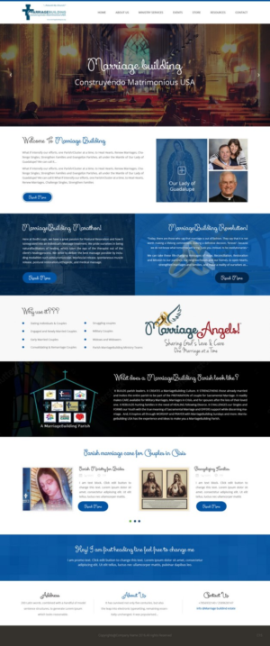 Web Design by pb for MarriageBuilding USA | Design: #9798566