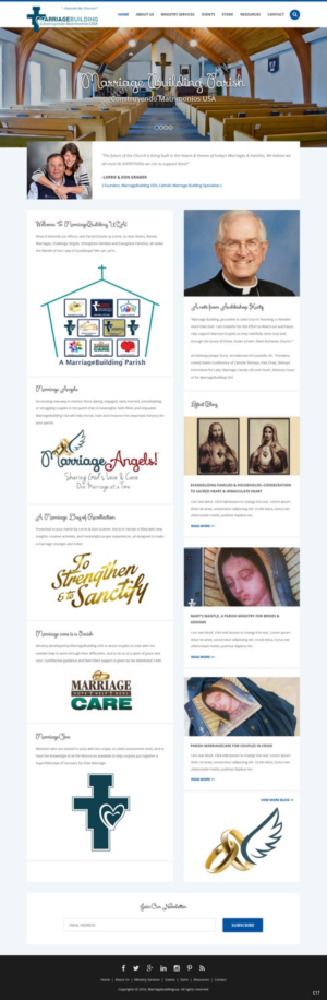 Web Design by pb for MarriageBuilding USA | Design: #9798567