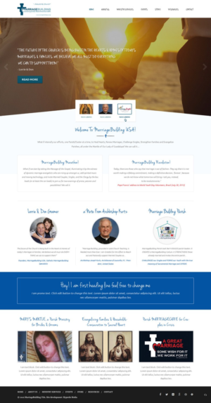 Web Design by pb for MarriageBuilding USA | Design: #9800973