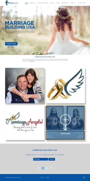 Web-Design von thelogoteam2010 für MarriageBuilding USA | Design: #9797296