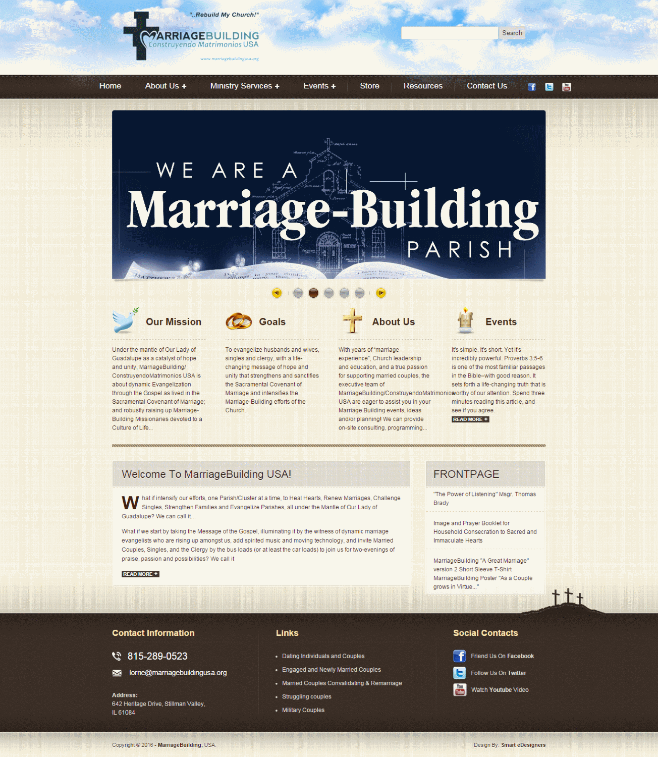 Web Design by Smart eAdz for MarriageBuilding USA | Design #9792530