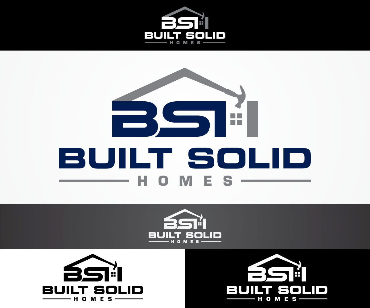 Diseño de Logo por sangeloenriquez para Built Solid Homes | Diseño #9787613