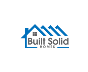Logo Design by JM GRAPHICS for Built Solid Homes | Design: #9808308
