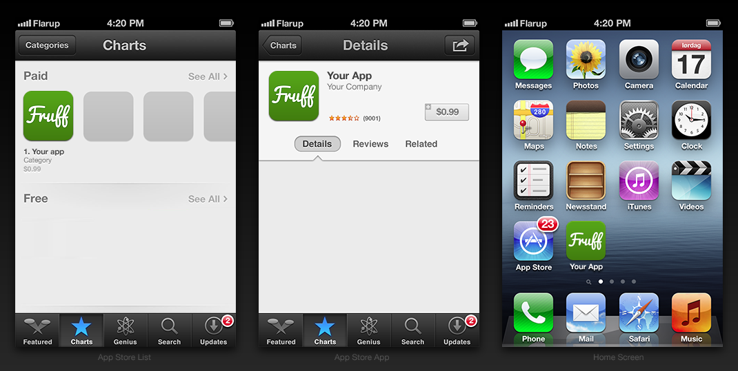 Diseño de aplicación (App) por ainis1990 para Fruff | Diseño #2183382