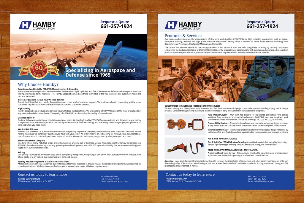 Flyer Design by Artcher for Hamby Corporation | Design #9790247
