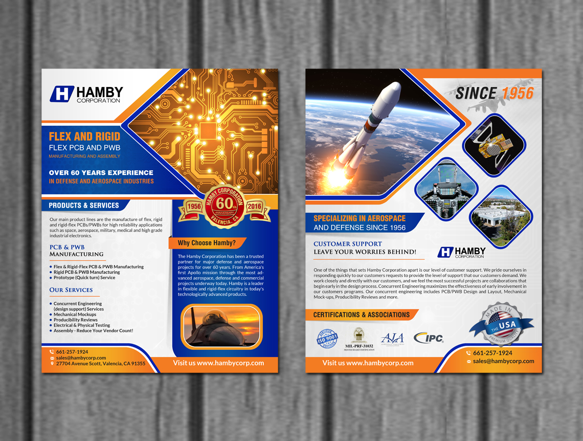elegant playful defense flyer design for hamby corporation by trade show flyer ideas