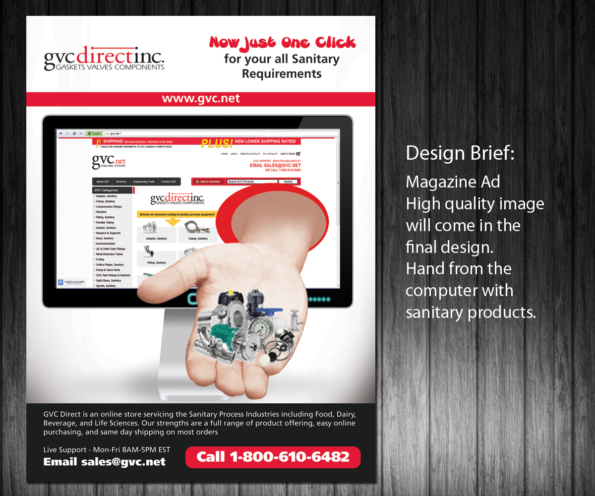 Advertisement Design by Rflames for GVC Direct Inc | Design #2174279