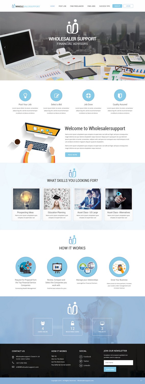 Web Design by pb for this project | Design #10095381