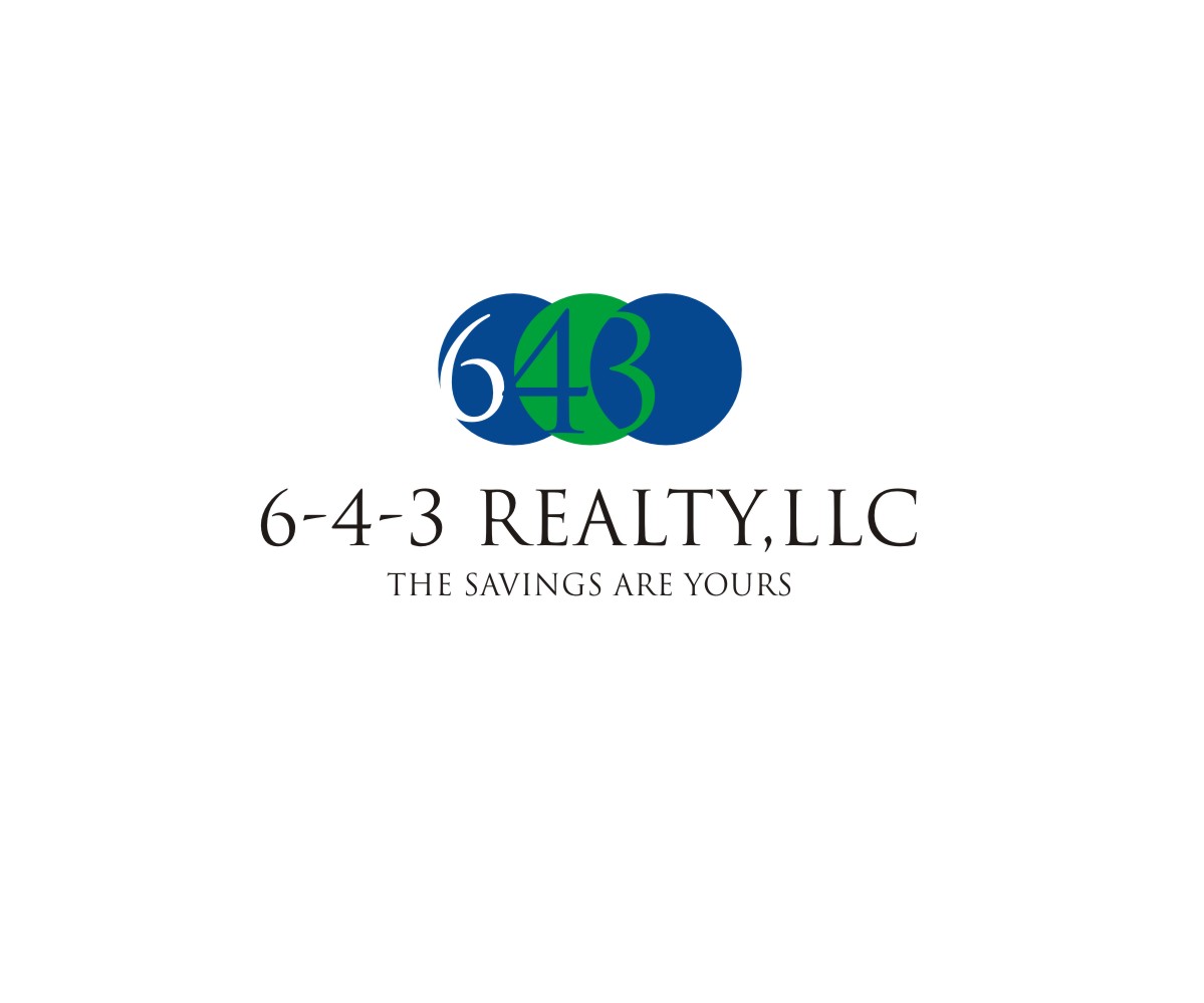 Logo Design by Falguni for 6-4-3 Realty,llc | Design #2170931