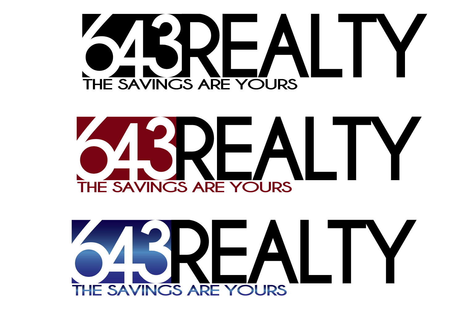Logo Design by TedAtkinson for 6-4-3 Realty,llc | Design #2116636