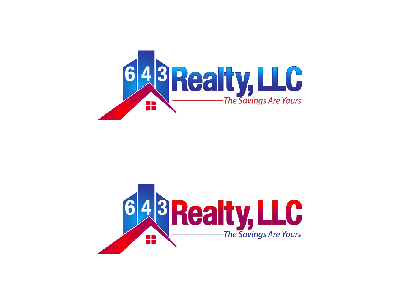 Logo Design by Diniey Zafeerah for 6-4-3 Realty,llc | Design #2116437