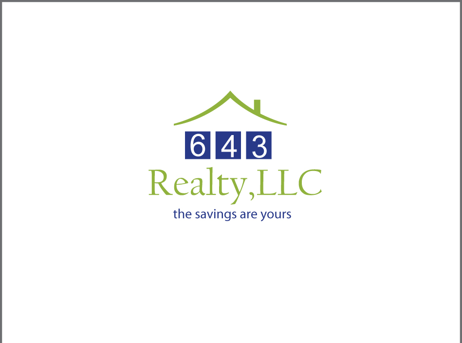 Logo Design by whitepaper for 6-4-3 Realty,llc | Design #2129247
