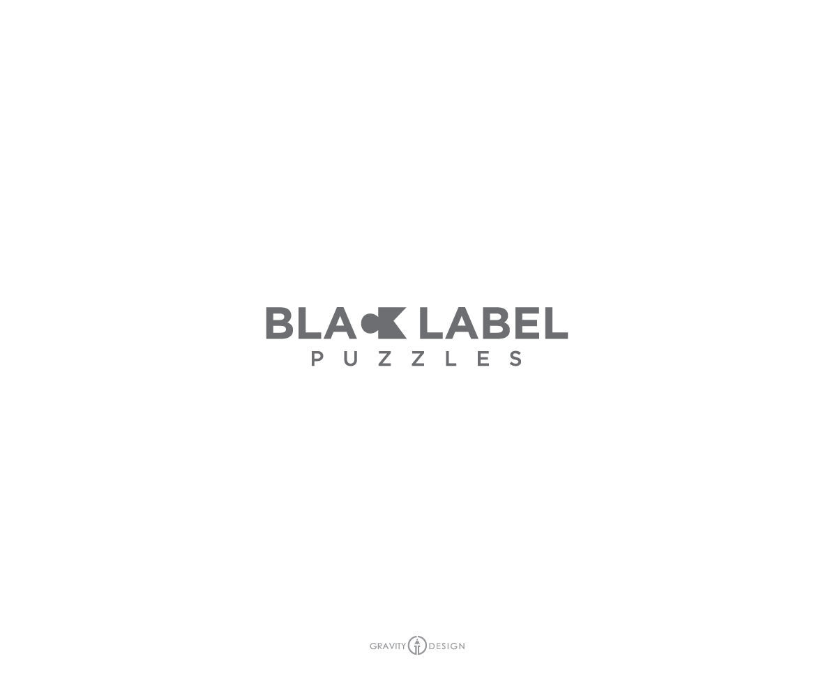 Logo-Design von Gravity Designs für Black Label Puzzles | Design #9800866