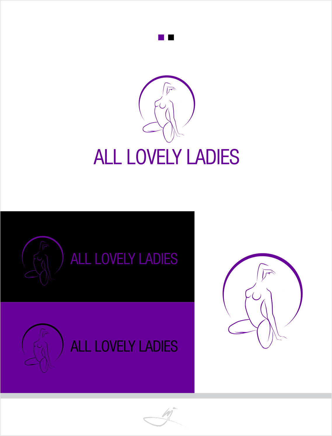 Logo Design by Mimi &amp; Max for All Lovely Ladies | Design #9843751