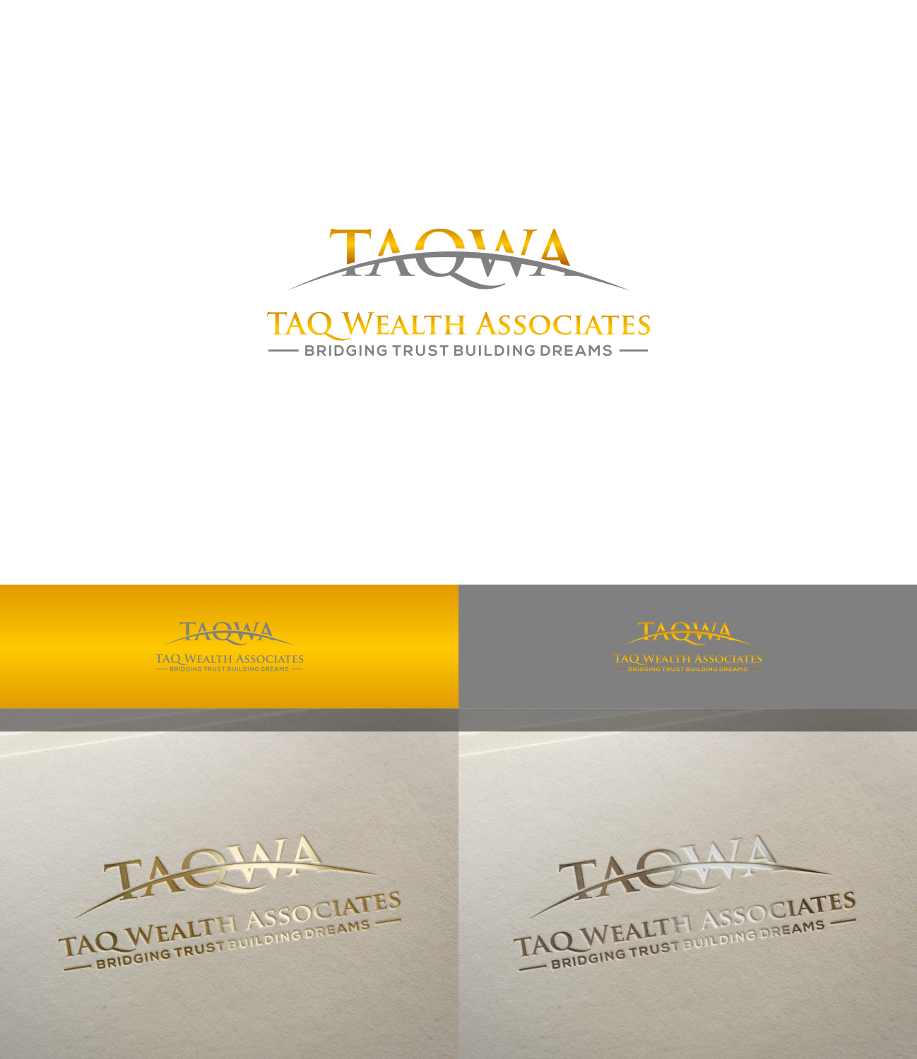 Logo Design by jenggot_merah_ for TAQ Wealth Associates | Design #9852594