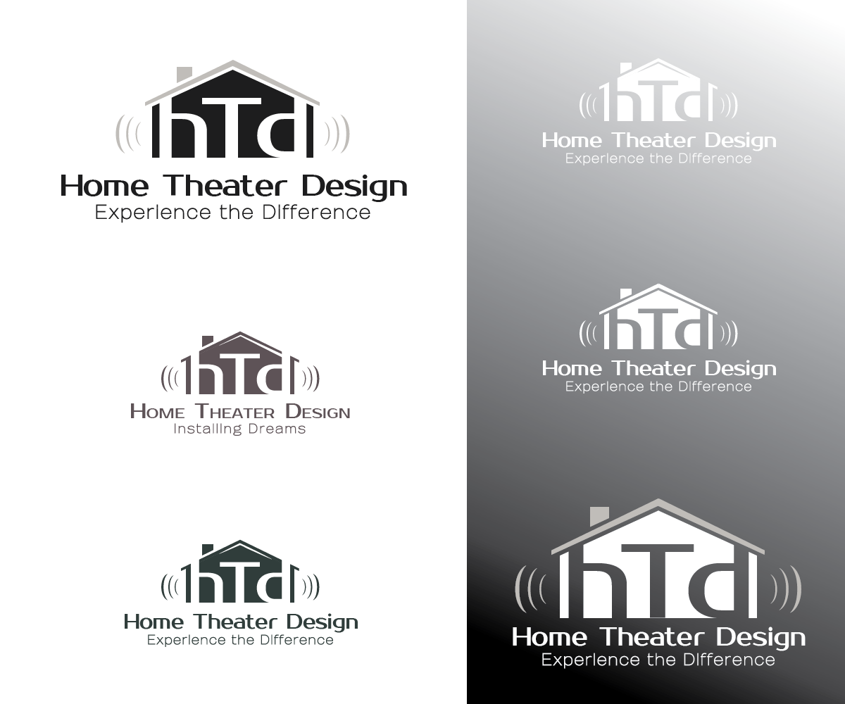 Logo Design by Meow Mix for Home Theater Design, LLC | Design #2192471