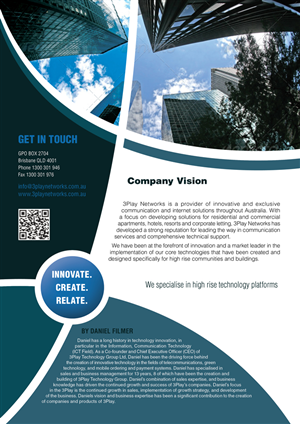 Flyer-Design von Bogi für 3Play Networks Pty Ltd | Design: #2167180