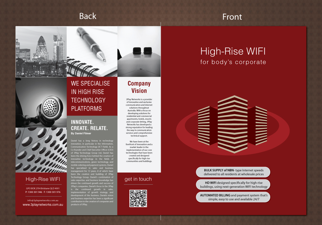 Flyer-Design von meet007 für 3Play Networks Pty Ltd | Design #2152352
