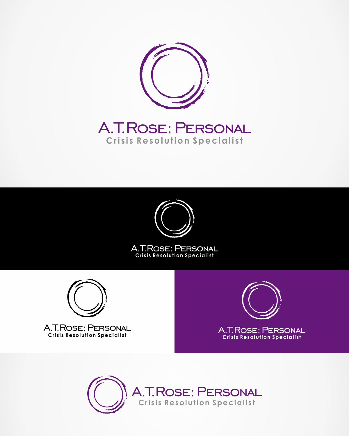 Diseño de Logo por Artipunan para ATRose: Personal Crisis Resolution Specialist   | Diseño #10195174