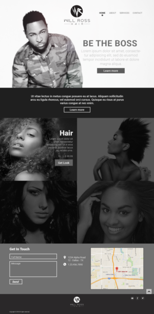 Web Design by lionx for Stylist Will Ross | Design: #10415212
