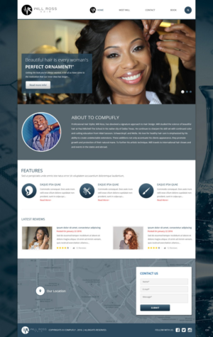 Web Design by pb for Stylist Will Ross | Design: #9804592