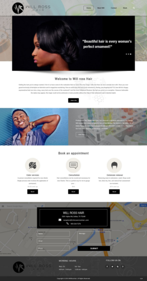 Web Design by pb for Stylist Will Ross | Design: #9805667