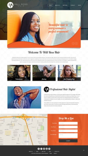 Web Design by pb for Stylist Will Ross | Design: #9814950