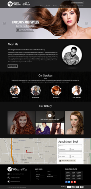 Web Design by Sbss for Stylist Will Ross | Design: #9893323