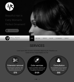Web Design by Prism IT Systems for Stylist Will Ross | Design: #9890541