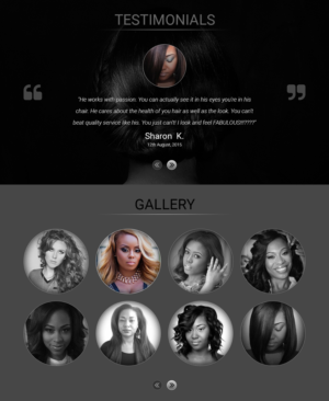 Web Design by Prism IT Systems for Stylist Will Ross | Design: #9890567