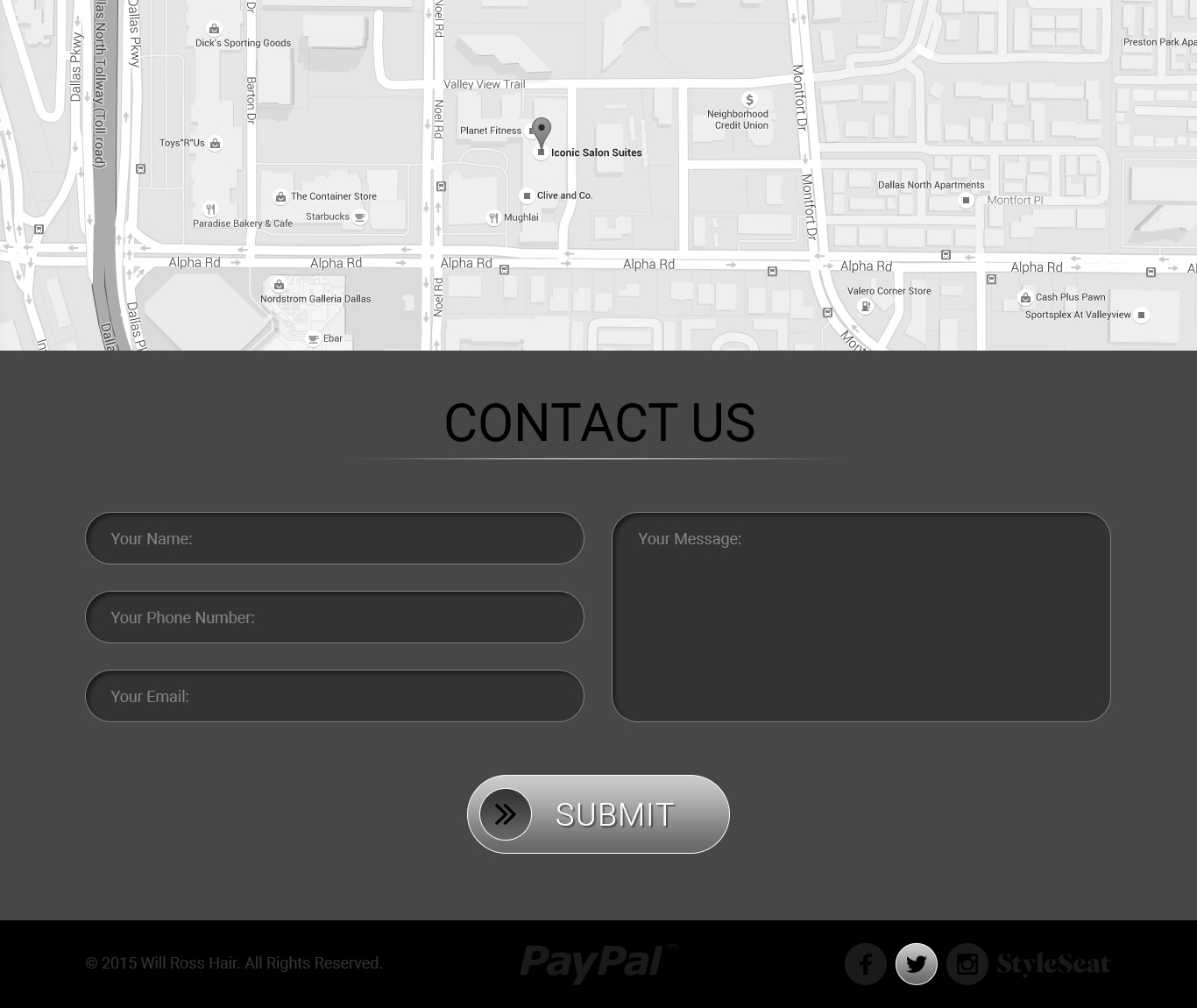 Web Design by Prism IT Systems for Stylist Will Ross | Design #9890569