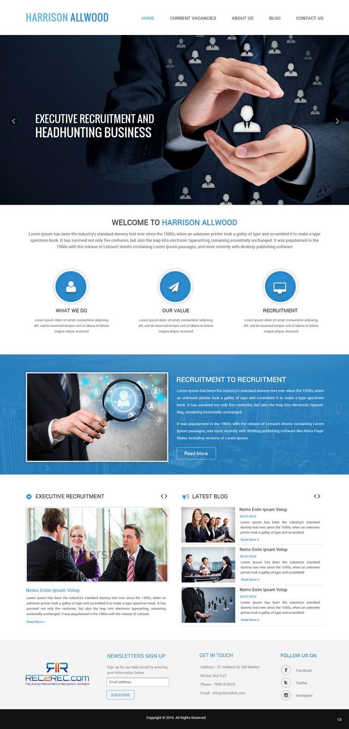 Web Design by pb for this project | Design #9804471