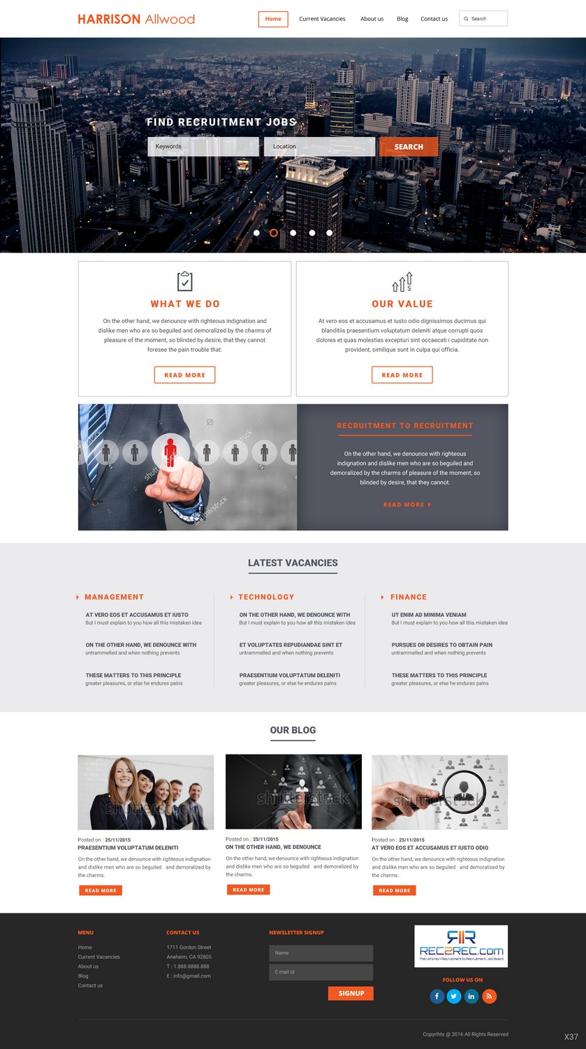 Web Design by pb for this project | Design #9804473