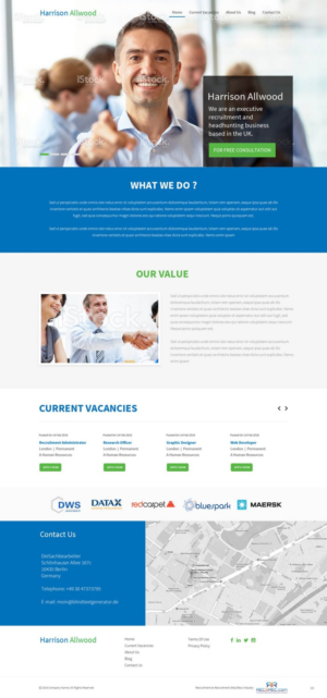 Web Design by pb for this project | Design: #9814669