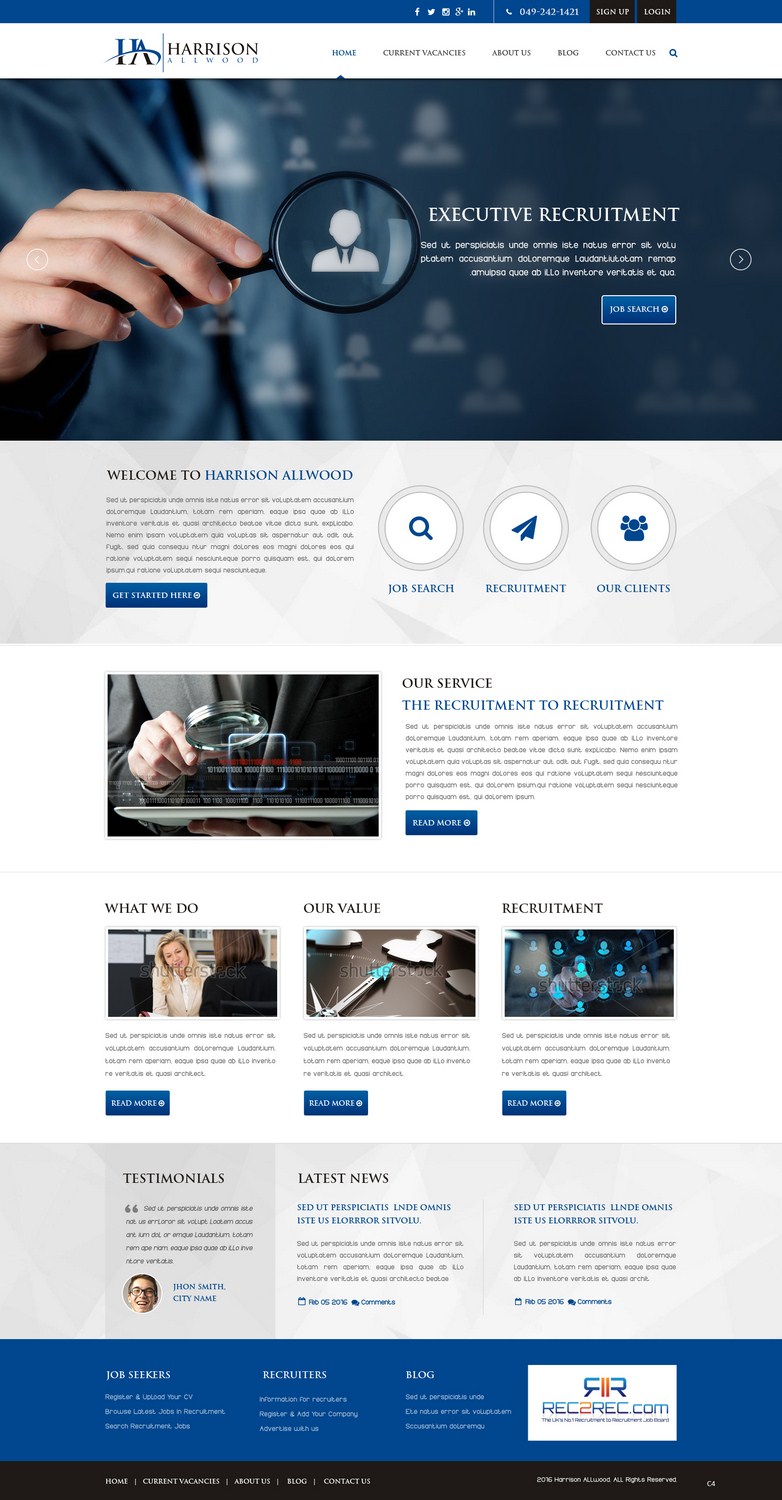 Web Design by pb for this project | Design #9834348