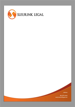 Letterhead Design by foo for this project | Design: #2118037