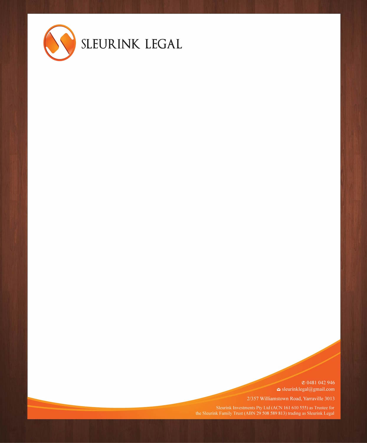Elegant playful insurance letterhead design for a company by sbss